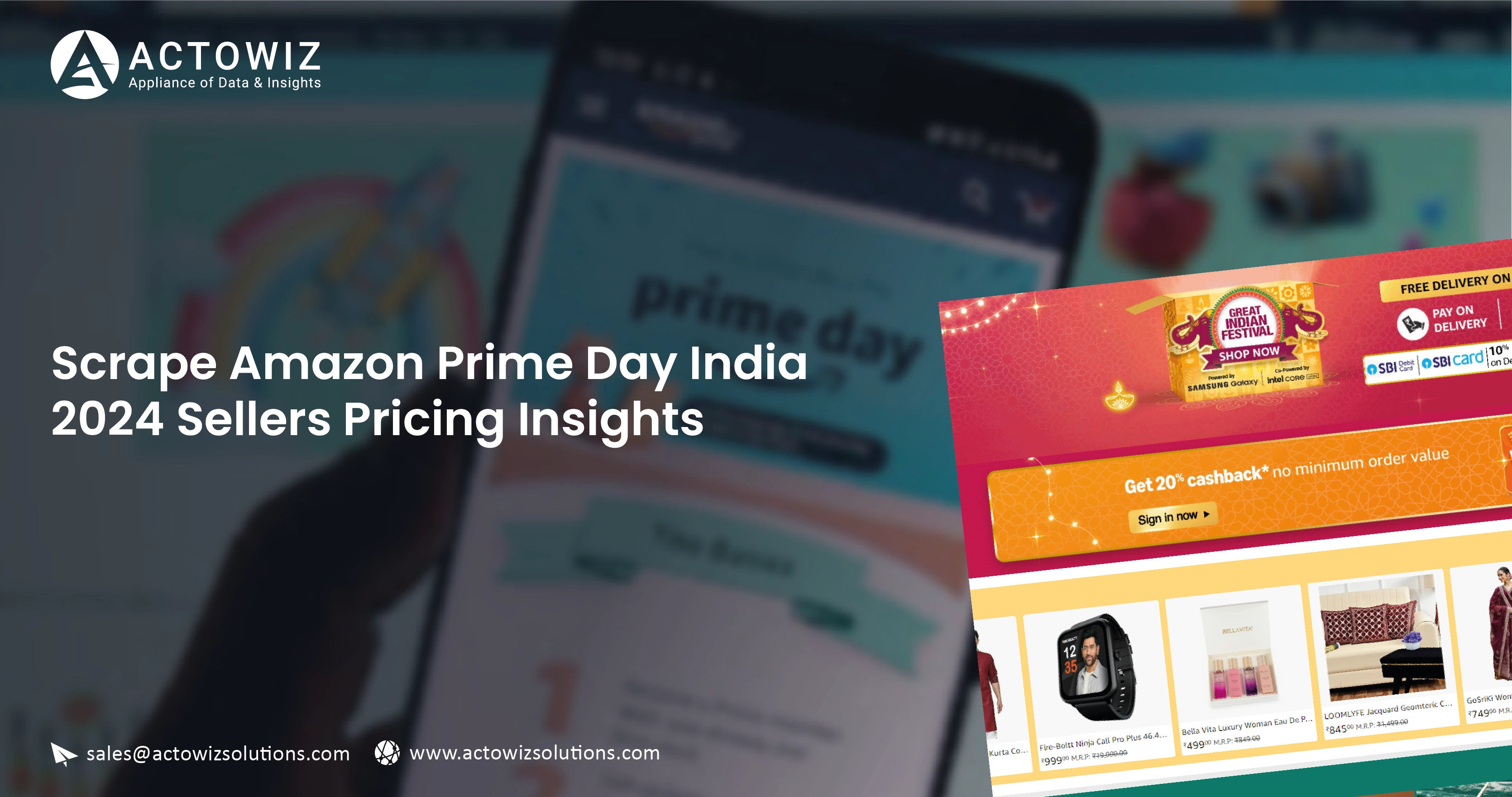 Scrape Amazon Prime Day India 2024 - Sellers Pricing Insights